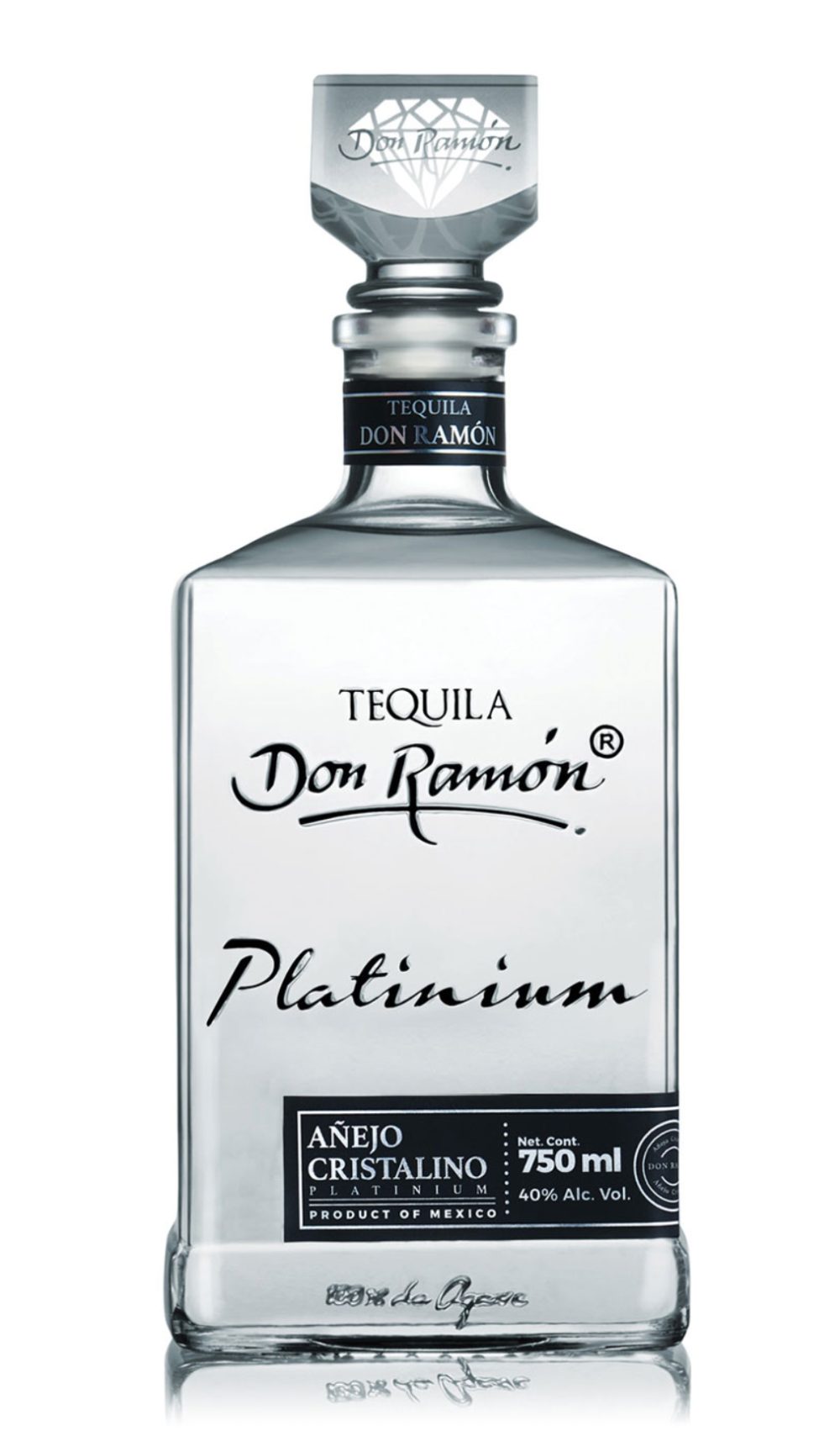 Tequila Platinium Añejo Cristalino